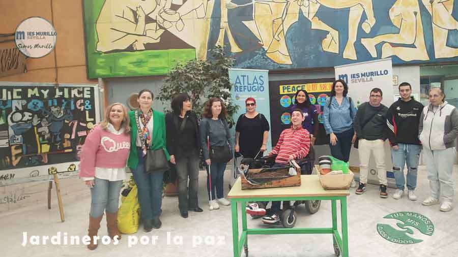 Con jardineros y jardineras por la paz